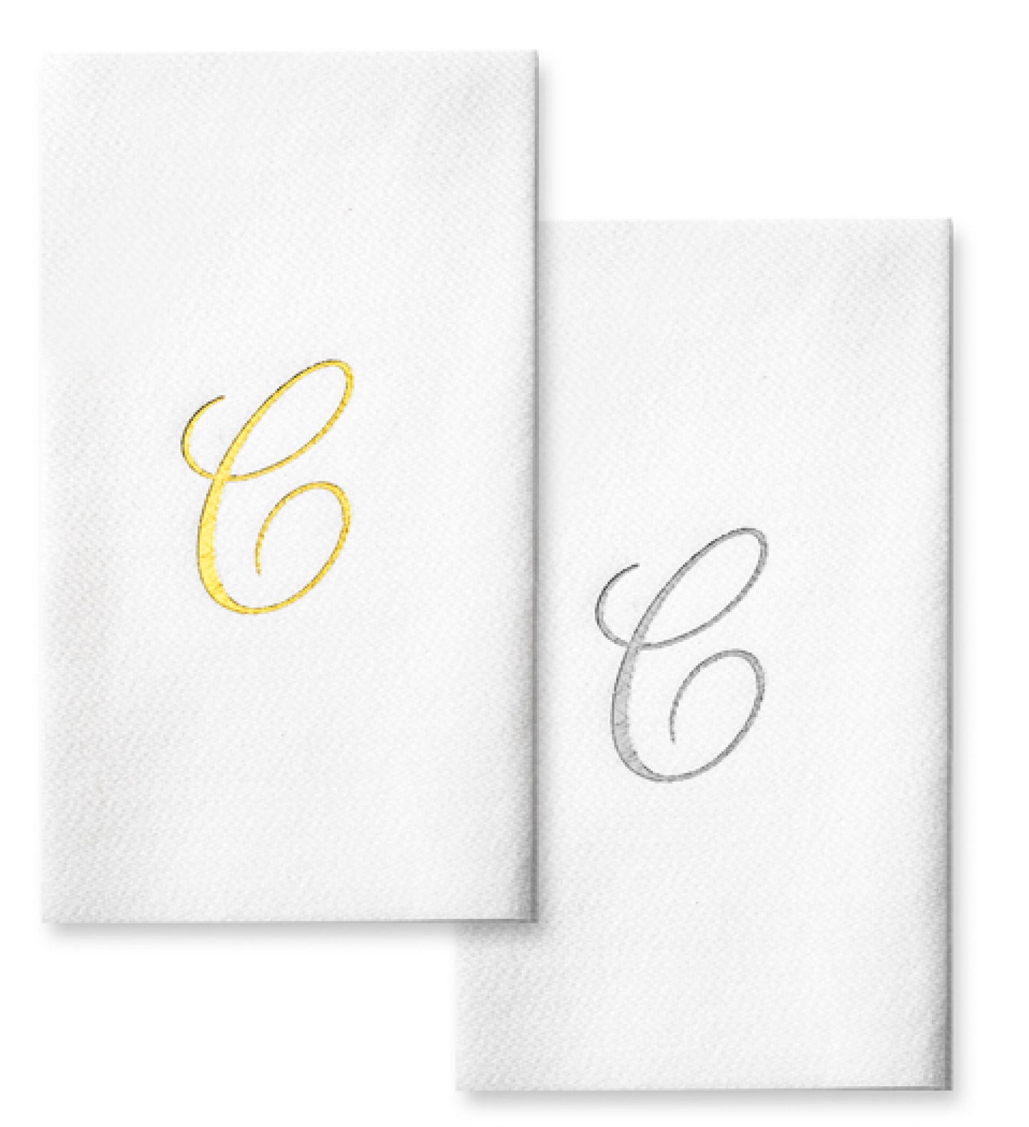 Monogram Foil Hand Towels