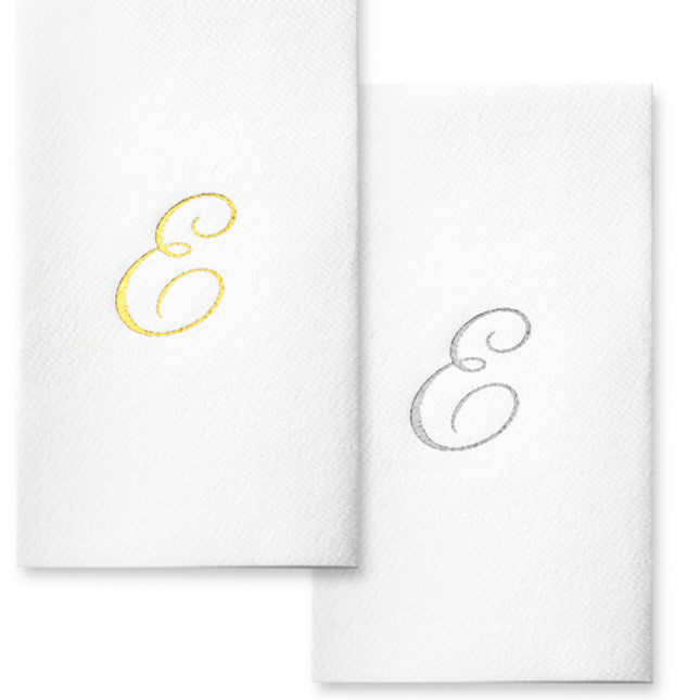 Monogram Foil Hand Towels