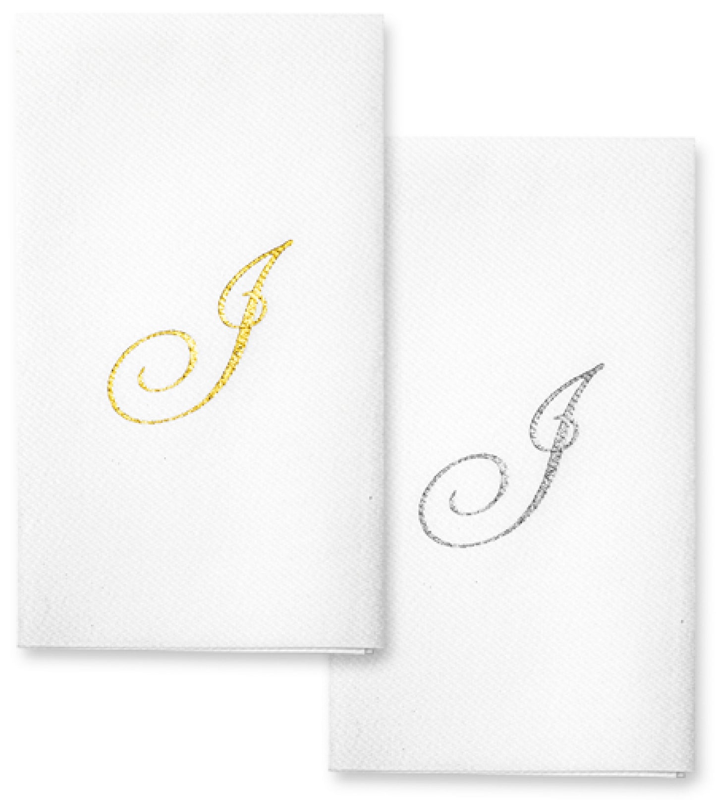 Monogram Foil Hand Towels