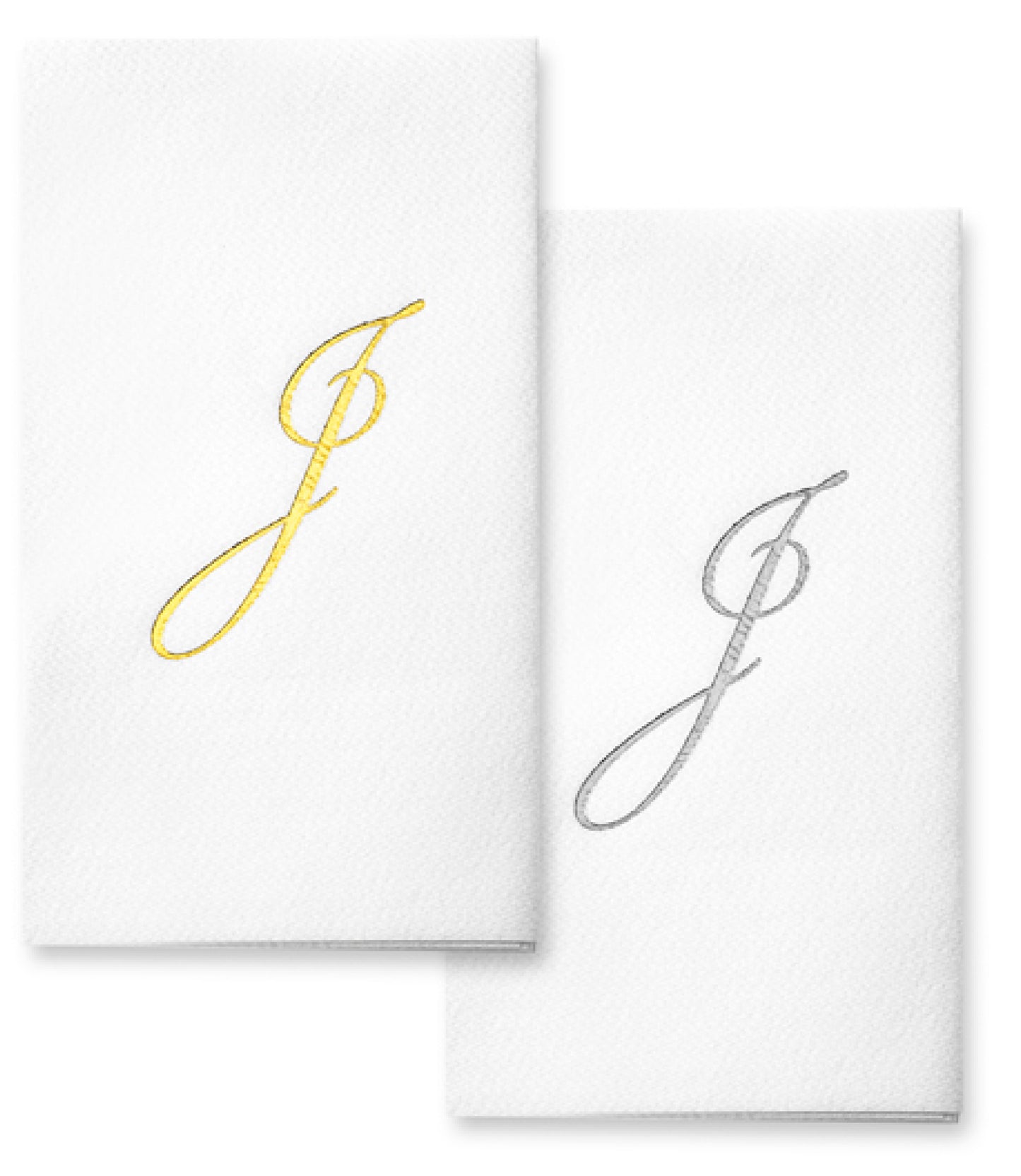 Monogram Foil Hand Towels