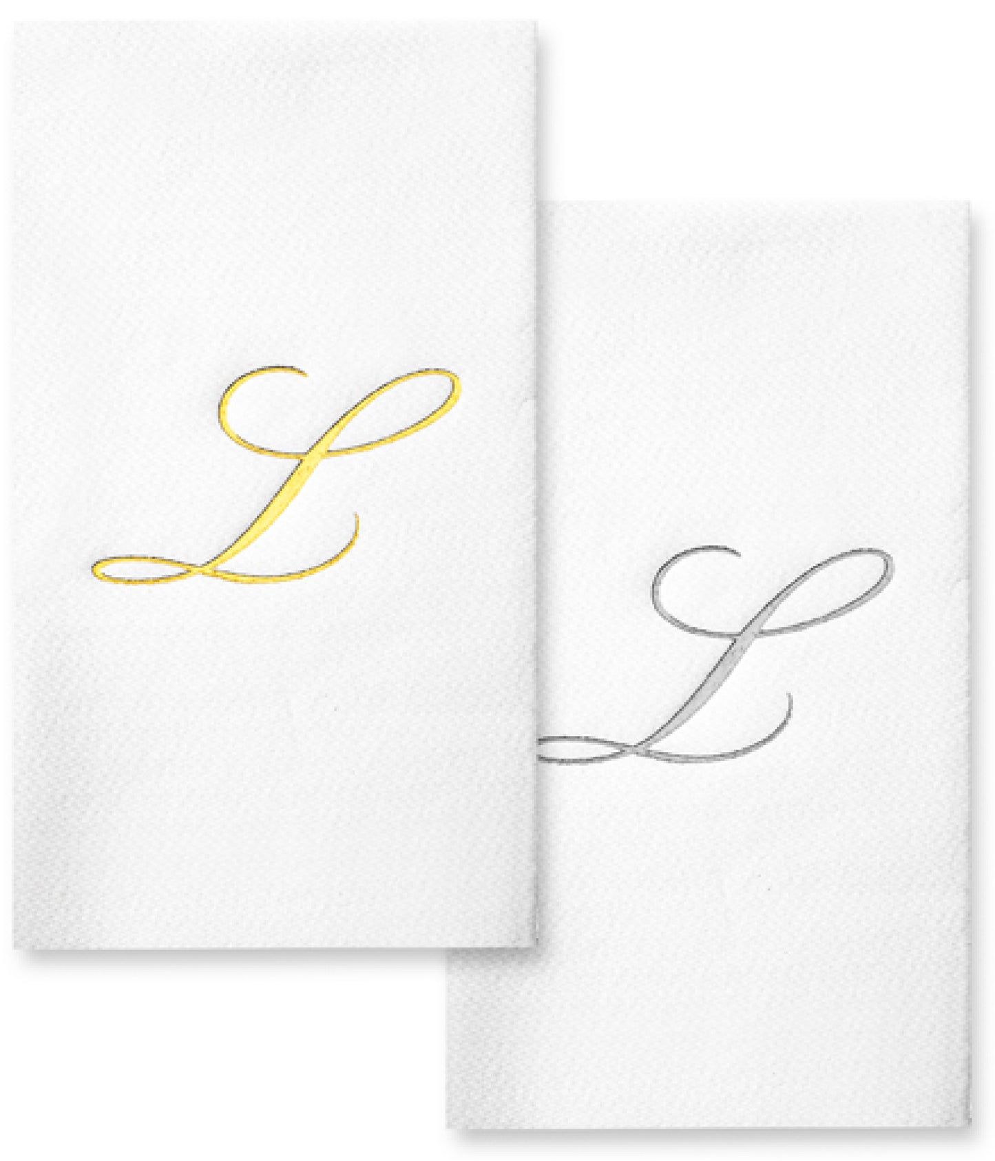 Monogram Foil Hand Towels