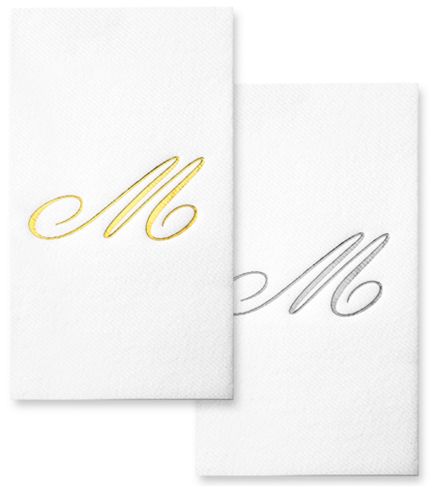 Monogram Foil Hand Towels