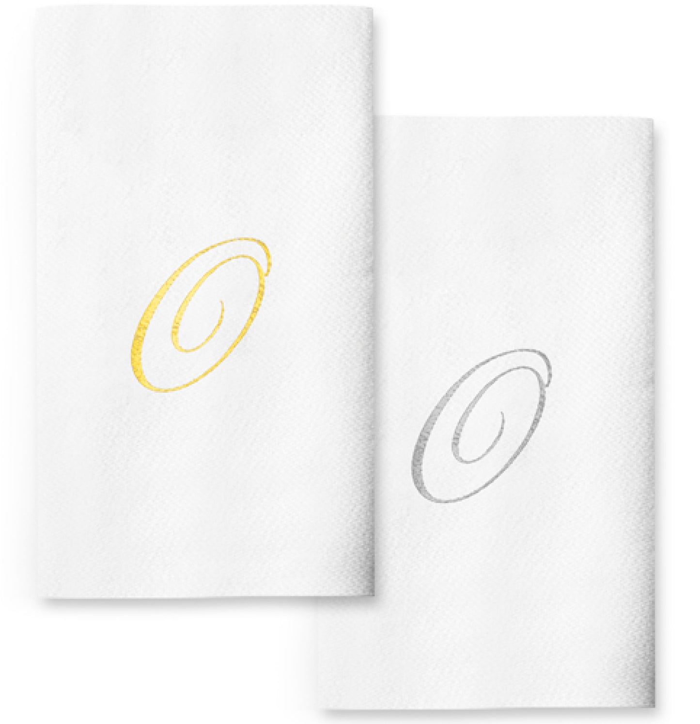Monogram Foil Hand Towels