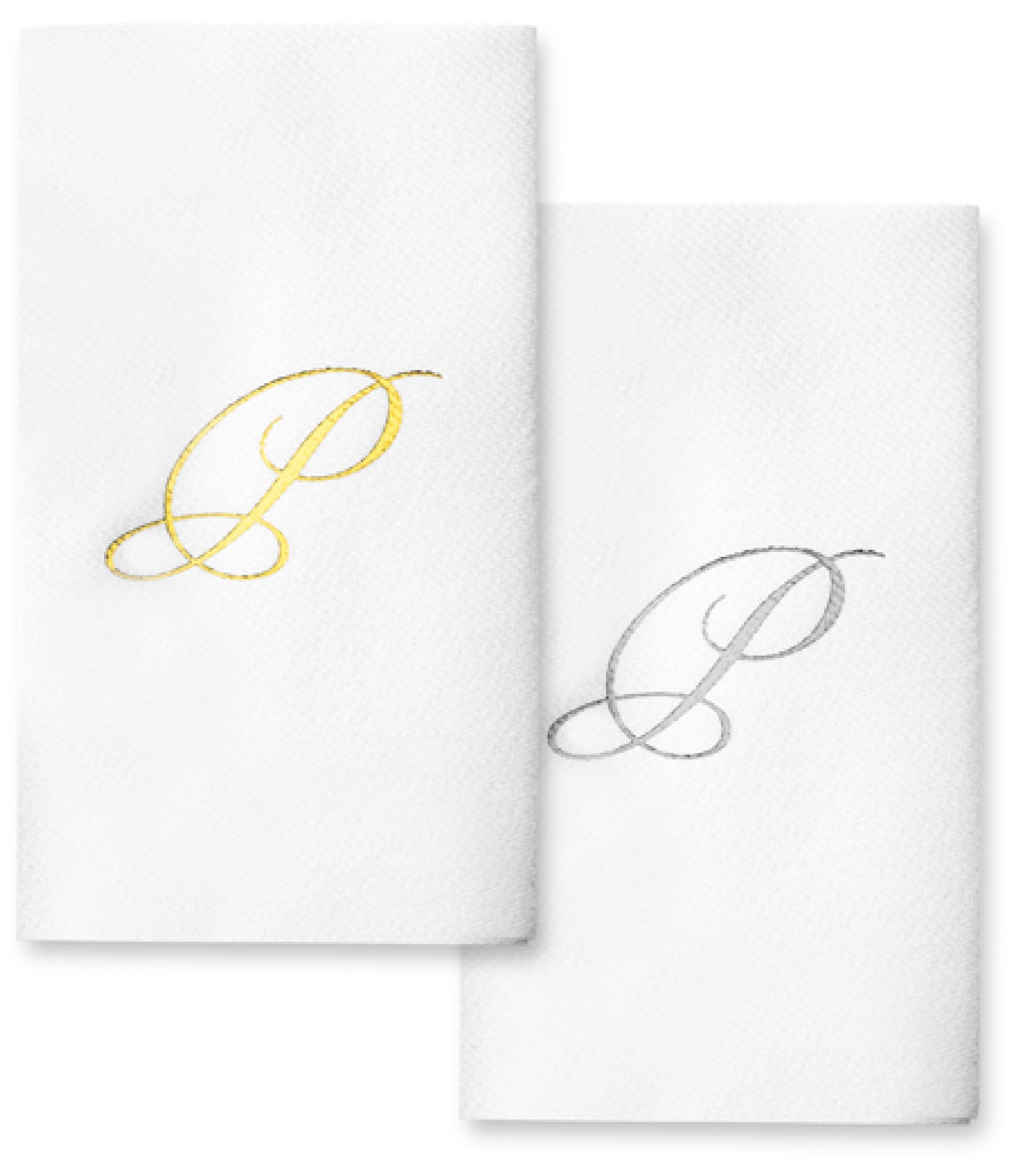 Monogram Foil Hand Towels
