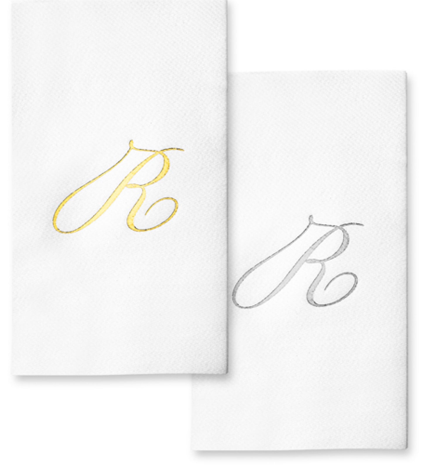Monogram Foil Hand Towels