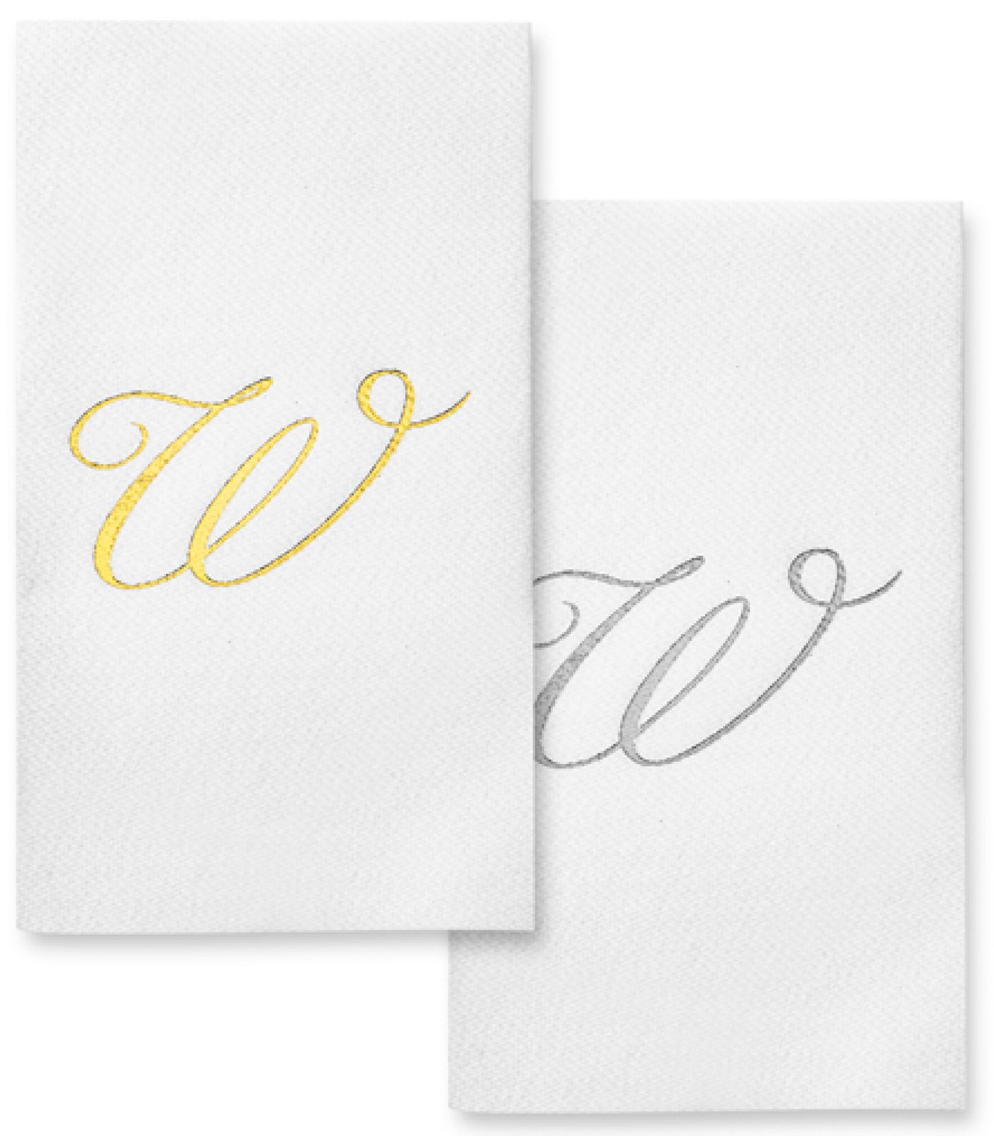 Monogram Foil Hand Towels