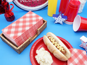 Red and White (Gingham)