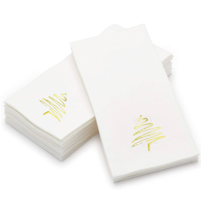 Fancy Hand Towels - Foil Print