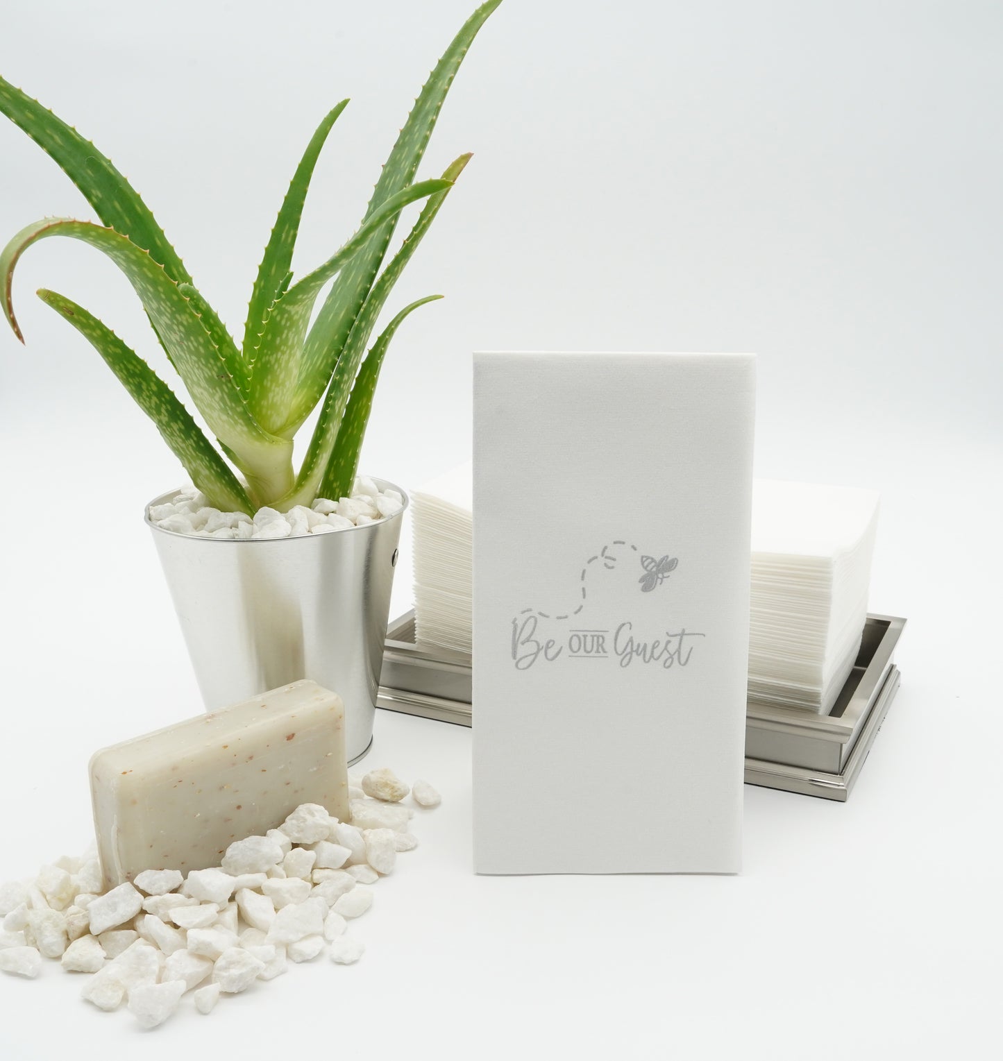 Fancy Hand Towels - Foil Print