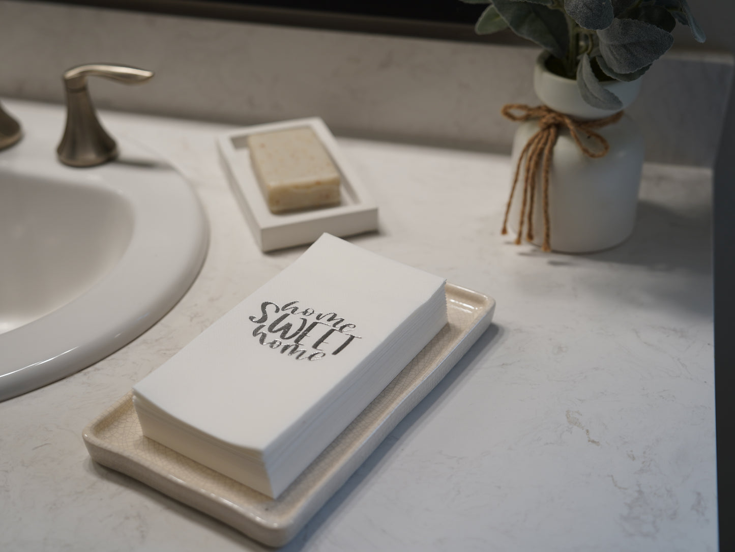 Fancy Hand Towels - Foil Print