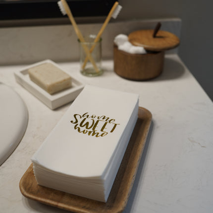 Fancy Hand Towels - Foil Print