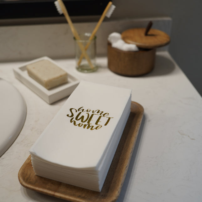 Fancy Hand Towels - Foil Print