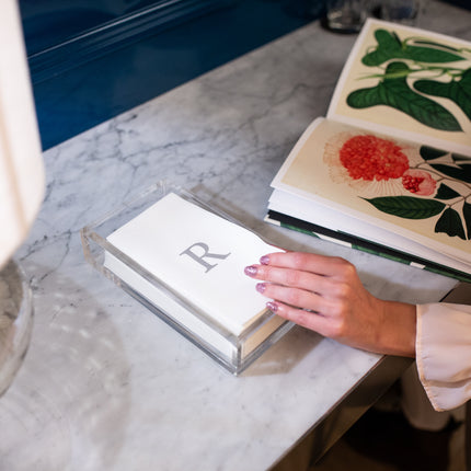 Monogram Matte Hand Towels