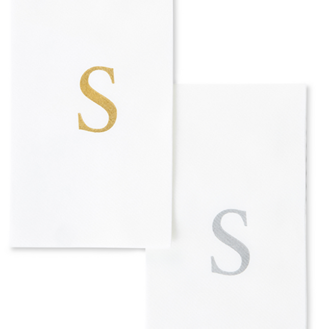 Monogram Matte Hand Towels