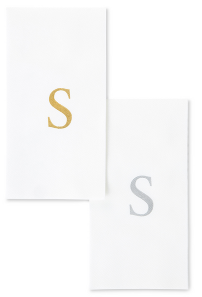 Monogram Matte Hand Towels